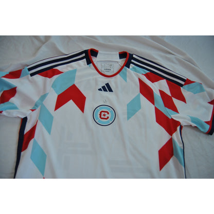 Adidas Chicago Fire Langhans #24 Soccer Jersey Large