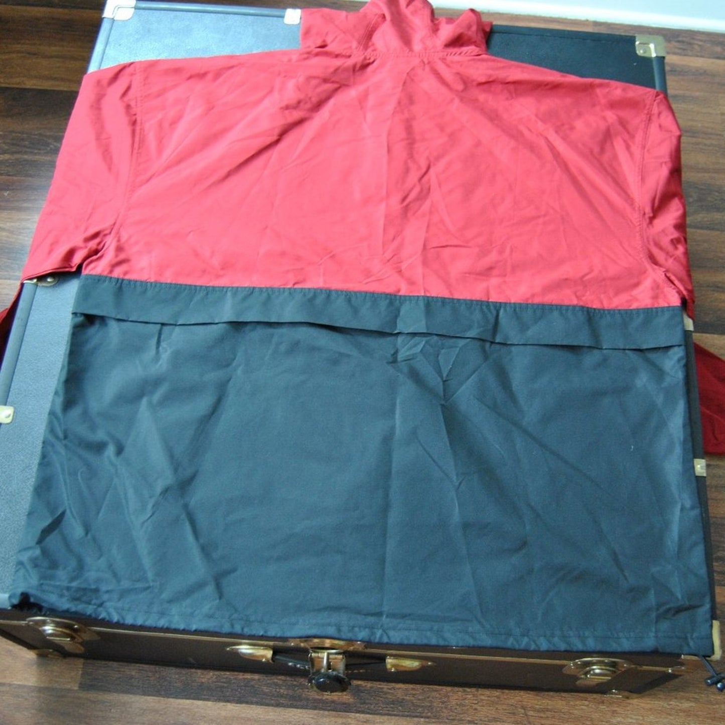 Stanford University XXL Champion Windbreaker Hoodie w/ Pockets Red & Black