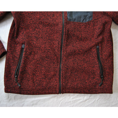 CAT Caterpillar Workgear Black & Red Full Zip Up Jacket Medium