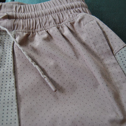 Lululemon Small Step Back Jump Mesh Athletic Short Dust Red 8" Inseam