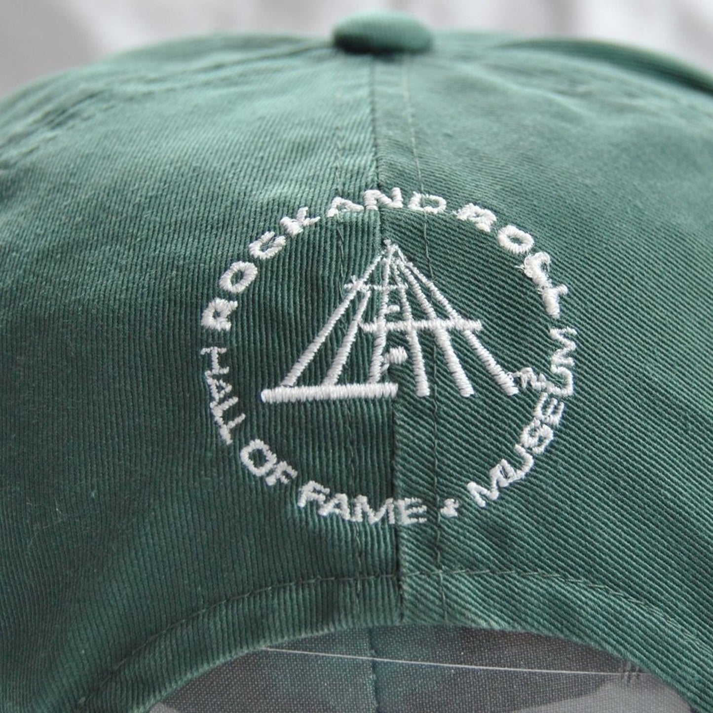 Rock USA Rock and Roll Hall of Fame Museum Green Adjustable Hat
