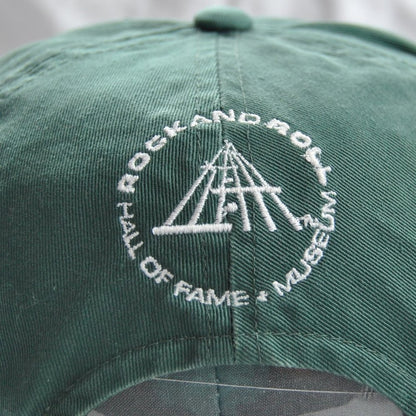 Rock USA Rock and Roll Hall of Fame Museum Green Adjustable Hat