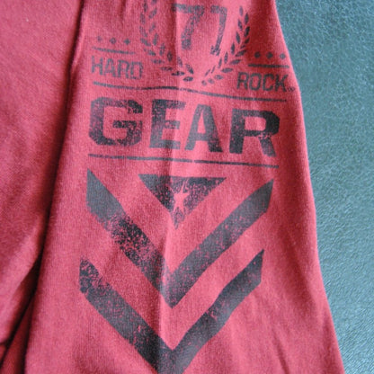 Hard Rock Café Pittsburgh Large Red Short Sleeve Shirt