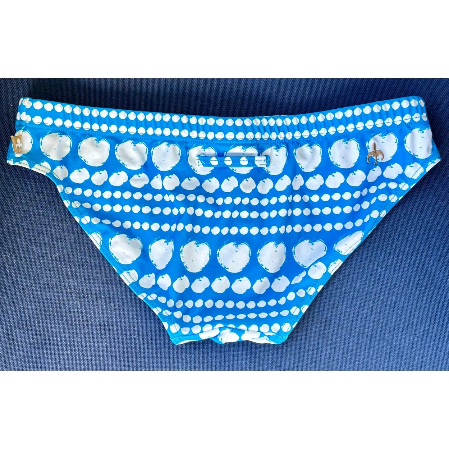 Marcuse Blue and White Circular Design Size: Medium
