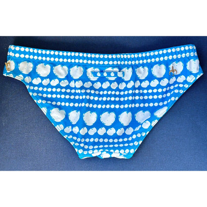 Marcuse Blue and White Circular Design Size: Medium