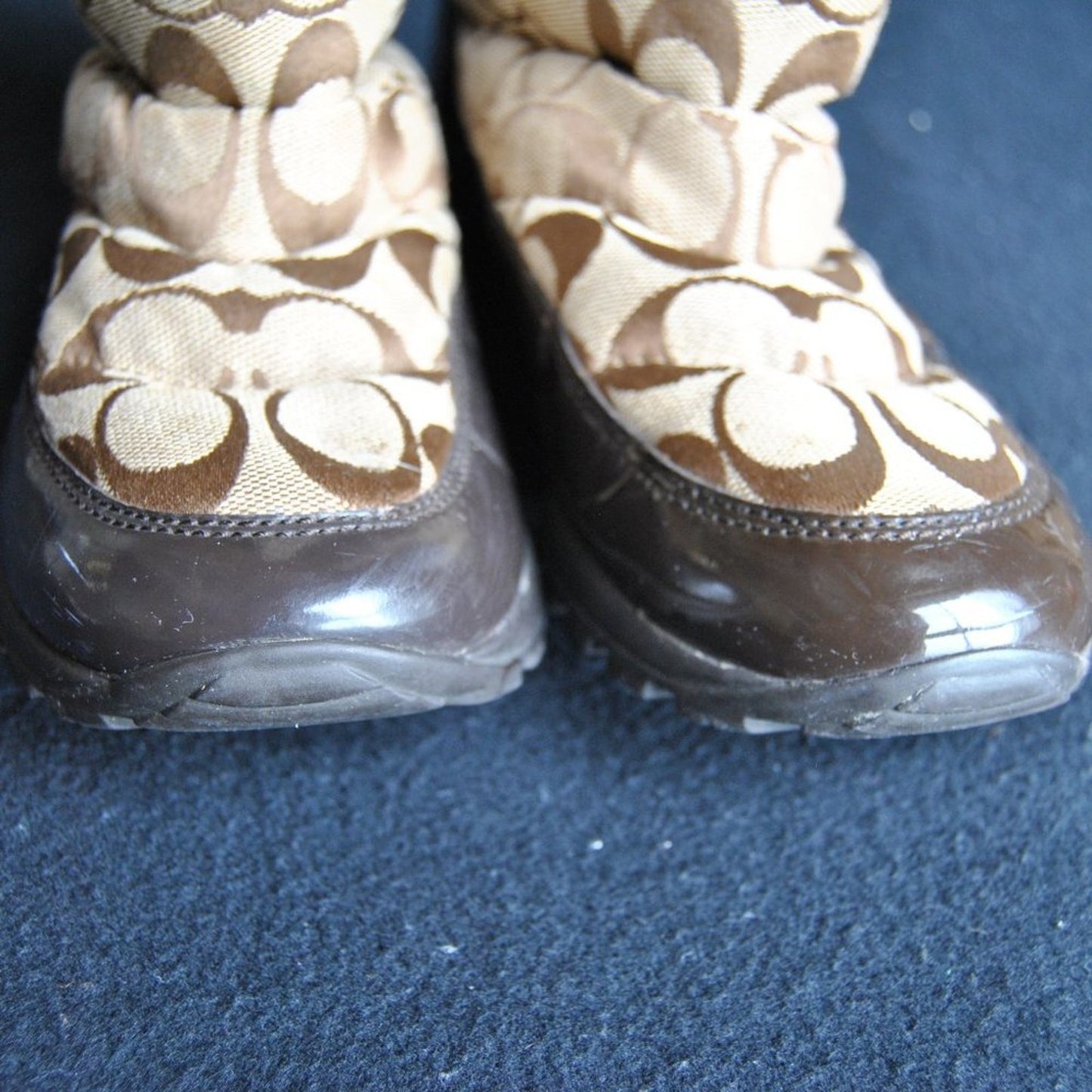 Coach Brown Q388 Jordy Snow Boots 7.5 Women