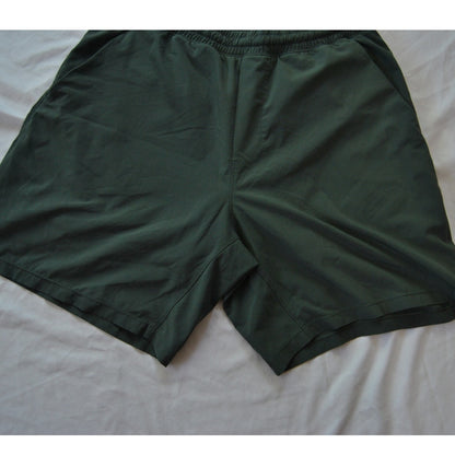 Lululemon Green Athletic Shorts w/ Inner Liner Large
