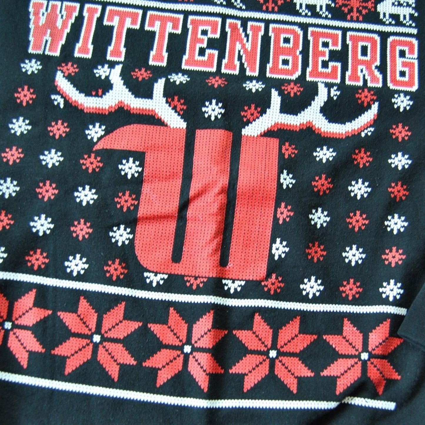 Champion Wittenberg Christmas Medium Black Crewneck Sweater