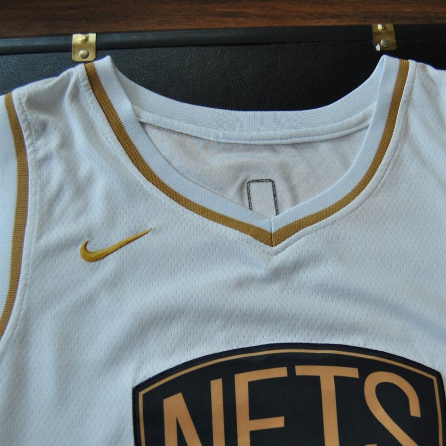 New York Nets Kevin Durant #7 White Nike Jersey