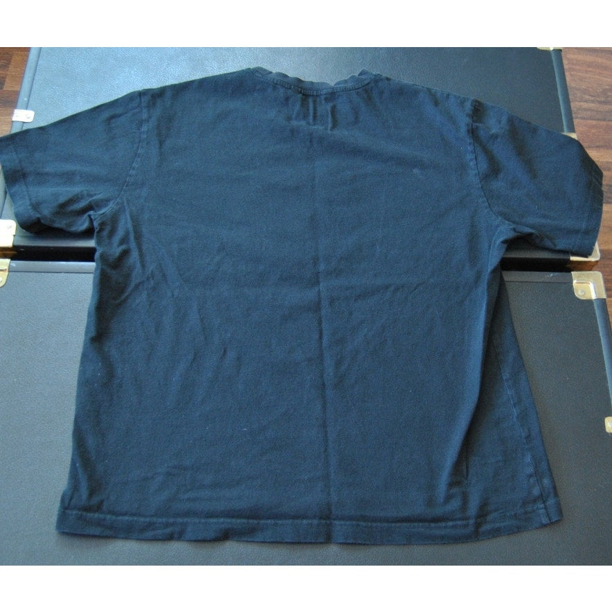 Urban Revivo Black Astronaut Polaroid Short Sleeve Shirt
