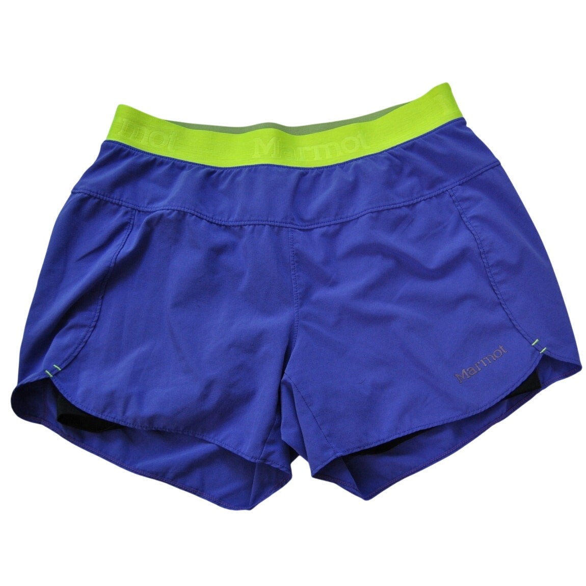 Marmot Purple & Neon 3" Shorts w/ Inner Liner Small