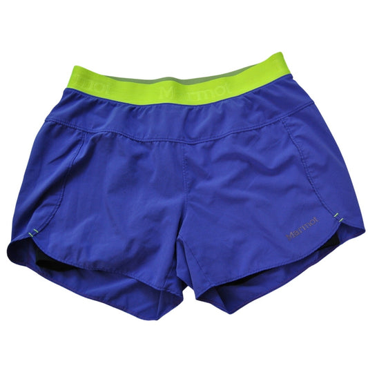 Marmot Purple & Neon 3" Shorts w/ Inner Liner Small