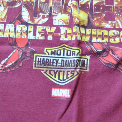 Marvel Iron Man Ultimate Power Harley-Davidson Motorcycles Shirt