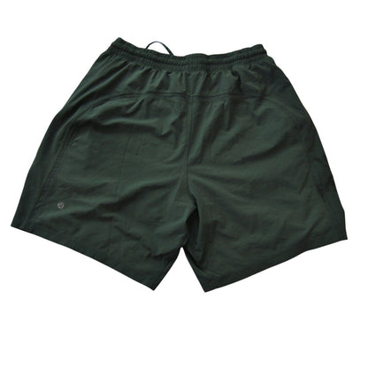 Lululemon Green Athletic Shorts w/ Inner Liner Large