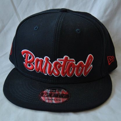 Barstool Sports New Era Navy Blue & Red Snap Back Hat (New w/ Tag)
