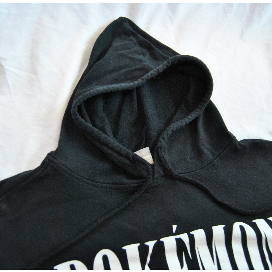 Pokemon Starter Pokemon Large Black Hoodie w/ Front Pocket