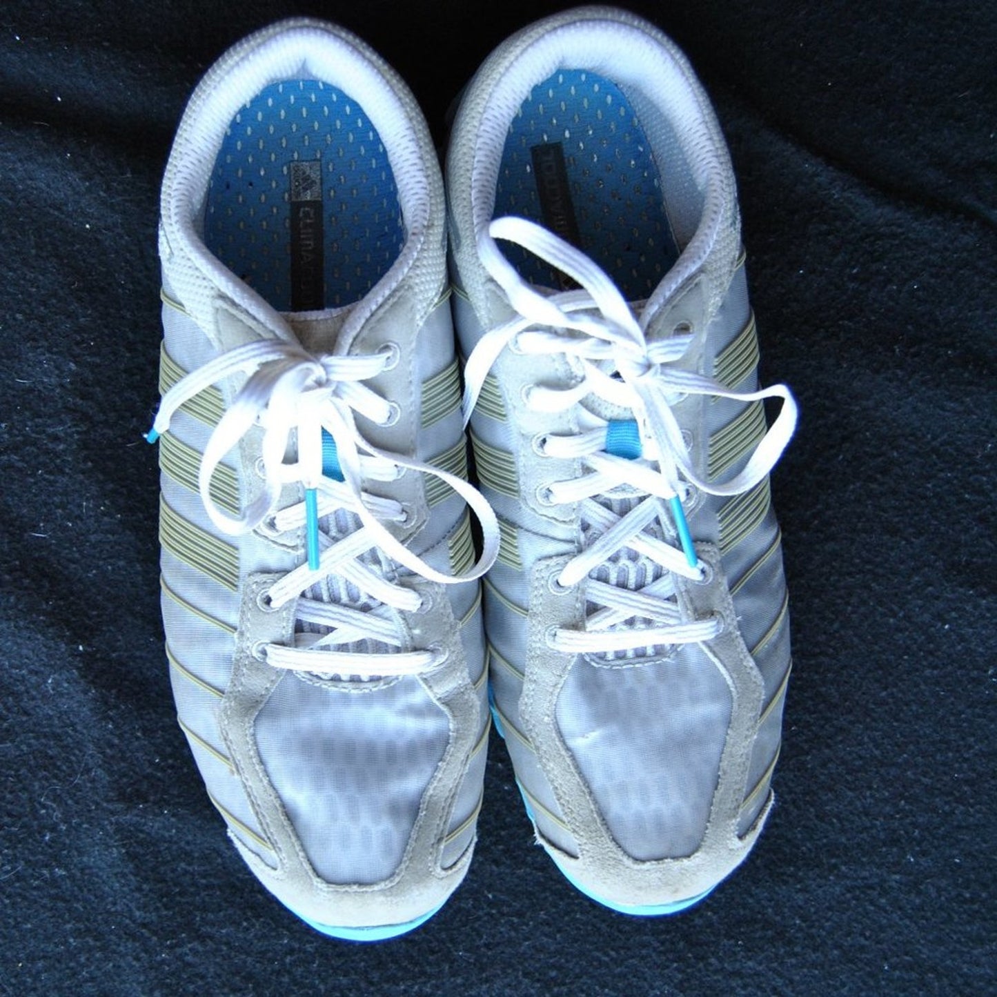 Adidas Clima Cool  Gray & Blue Size: 8.5 Women's Running Shoes