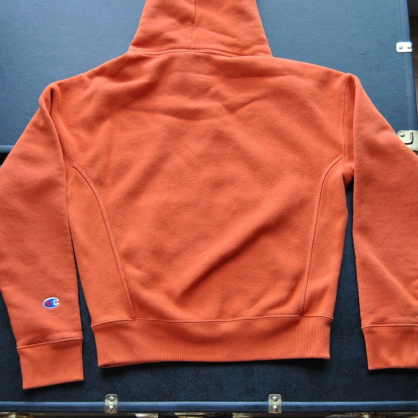Champion X-Small Orange Reverse Weave Hoodie