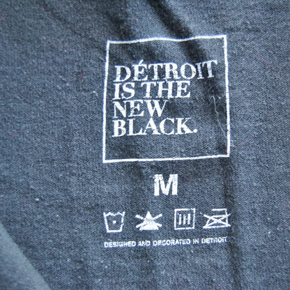 Detroit Is The New Black 1701 Medium Black Button-down Jersey