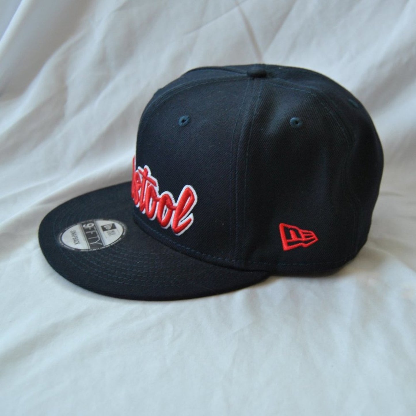 Barstool Sports New Era Navy Blue & Red Snap Back Hat (New w/ Tag)