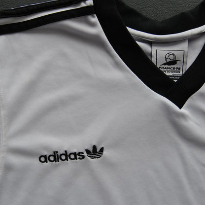 Deutscher Fussball-Bund Medium White & Black Adidas Jersey
