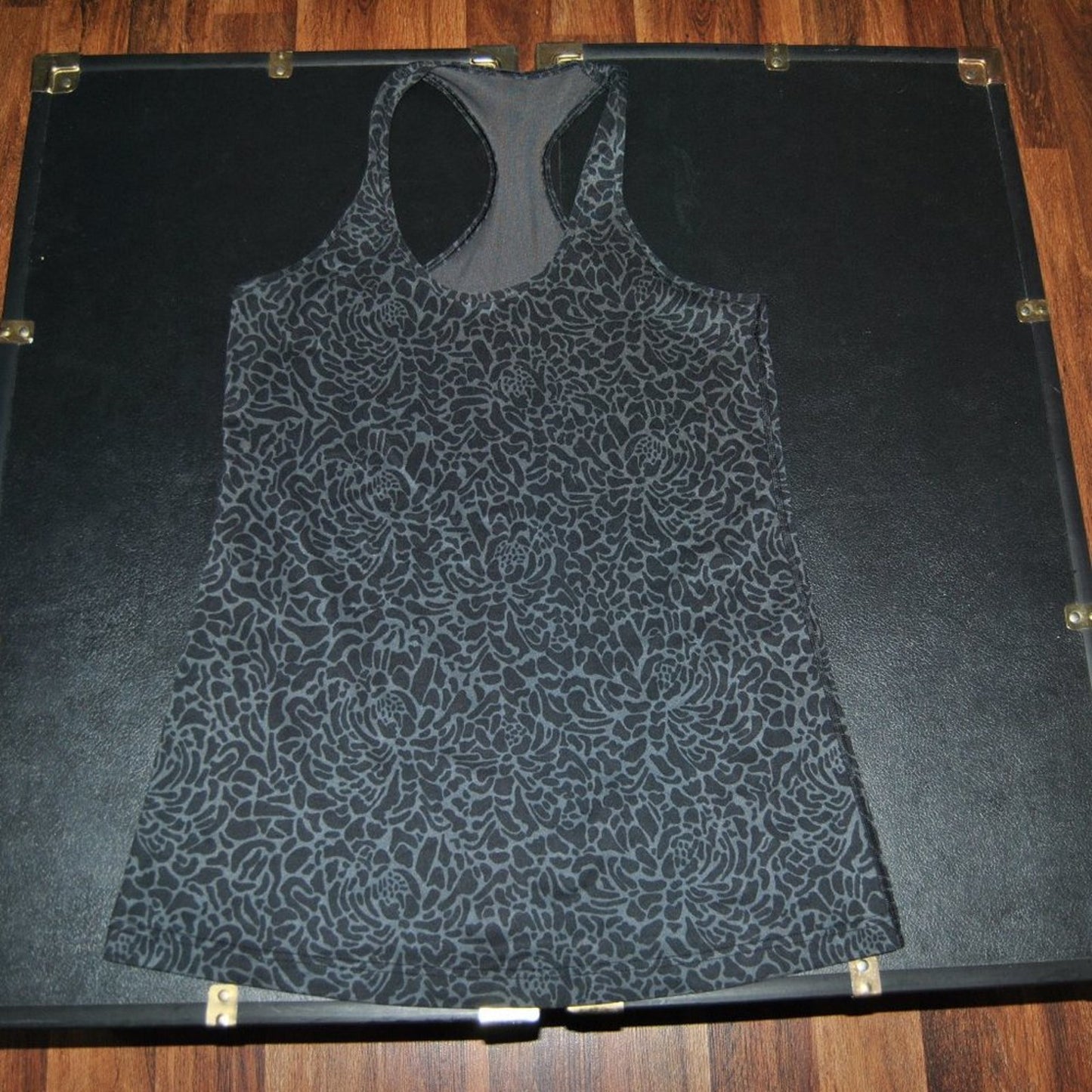 Lululemon Tank Top Black Gray Design Size: 8 (No tag)