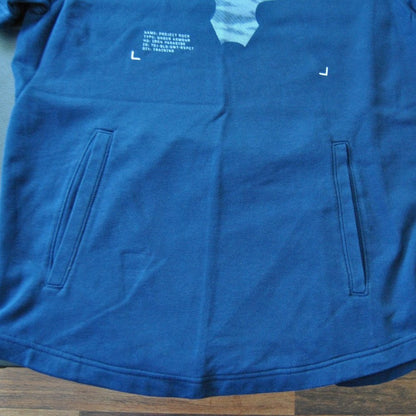 Project Rock's Brahma Bull Medium Blue Short Sleeve Hoodie