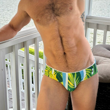 Marcuse Baby Blue w/ Plant Inspired Design Brief Size: Medium
