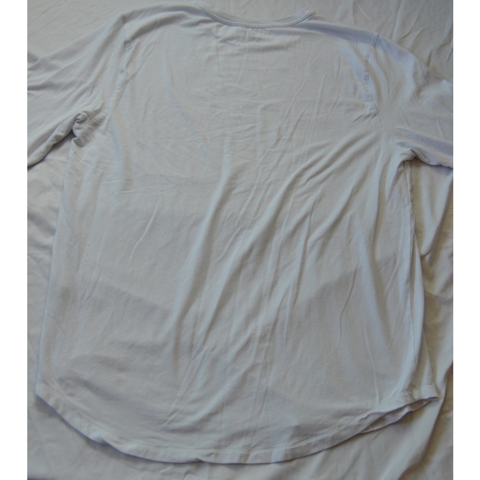Legends Aviation Long Sleeve Tee Curved Hem White XX-Large