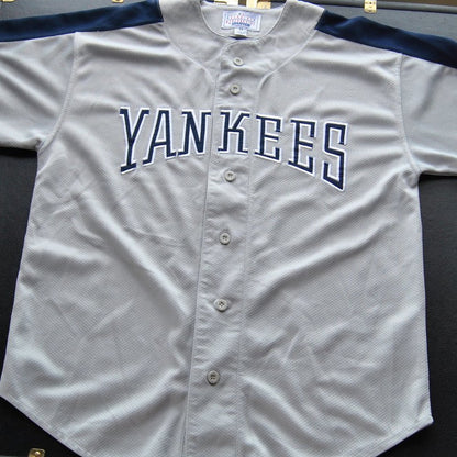 New York Yankees Vintage Medium Gray & Blue Starter Jersey