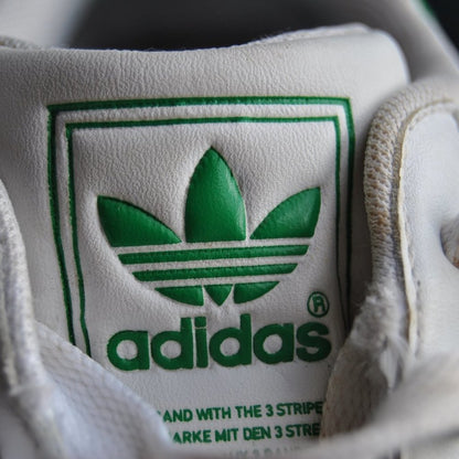 Adidas Superstar White w/ Green Stripes & Logo Size: 11 Men's