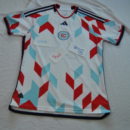 Adidas Chicago Fire Langhans #24 Soccer Jersey Large