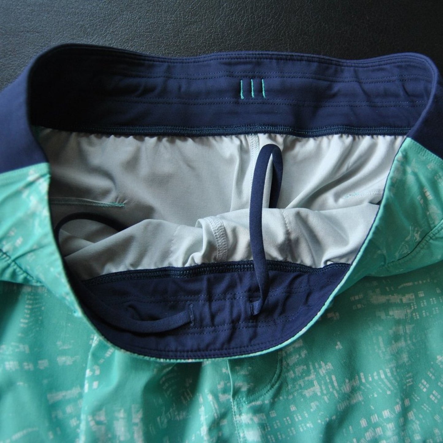 Lululemon Medium/Large Teal Blue Athletic Hybrid Shorts