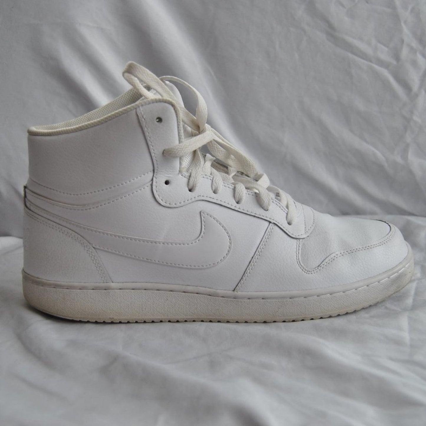 Nike Ebernon Mid All White Shoes Men's Size 11.5