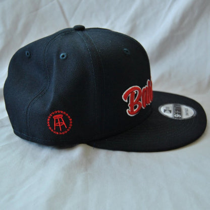 Barstool Sports New Era Navy Blue & Red Snap Back Hat (New w/ Tag)
