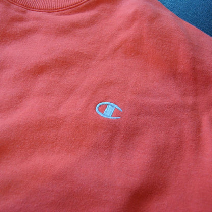 Champion Eco Authentic X-Large Orange Crewneck Sweater