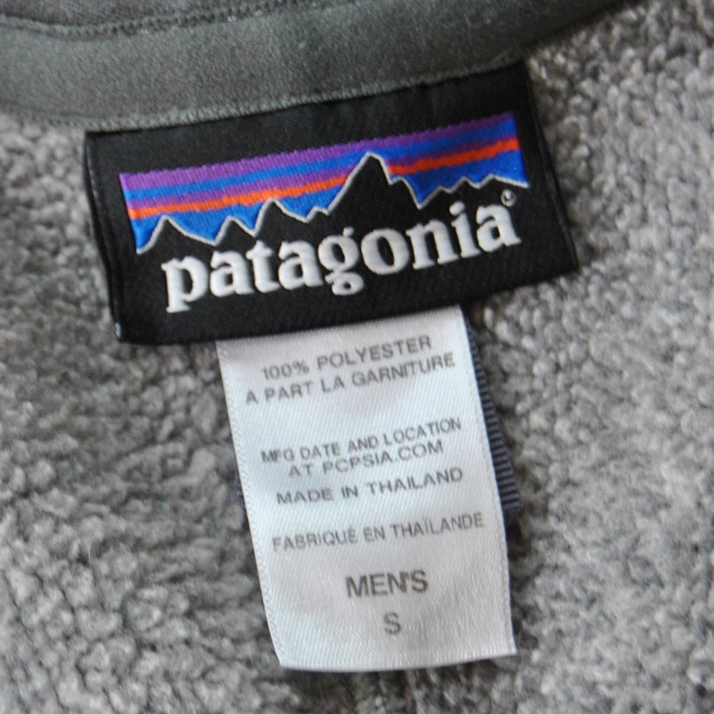 Patagonia Better Sweater Small Gray Quarter-Zip Pullover Fleece