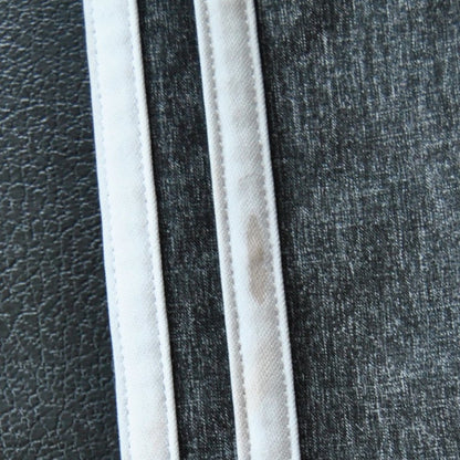 Adidas Small Gray w/ White Stripes Basketball Shorts