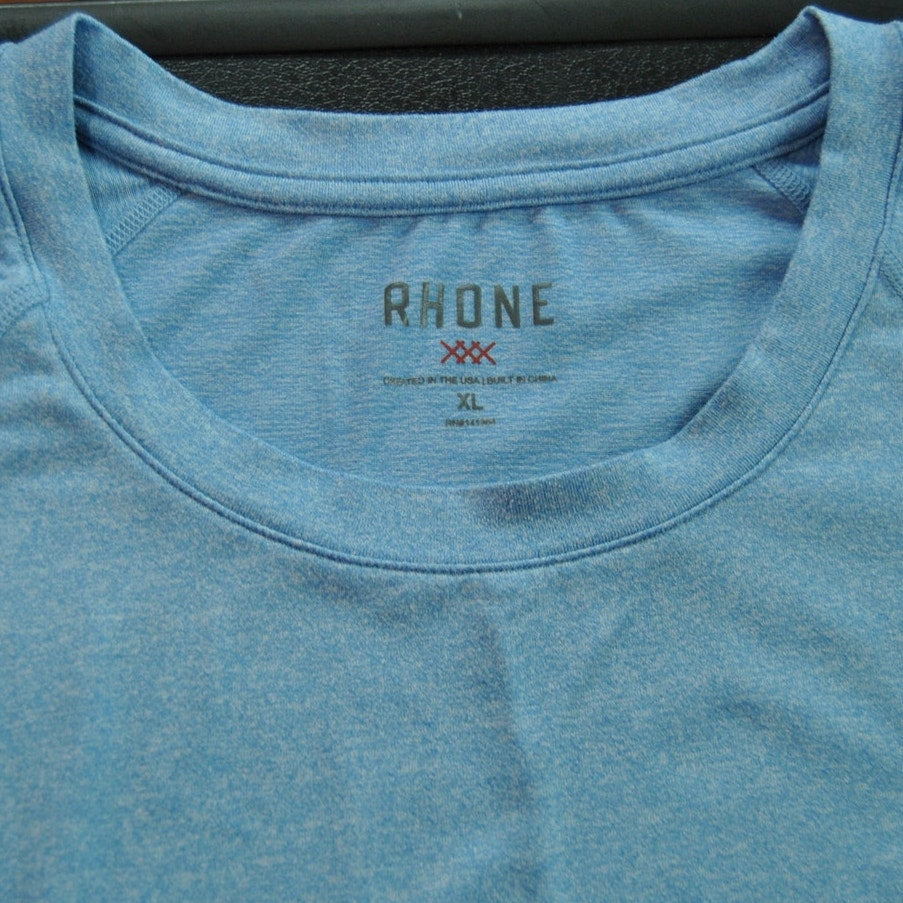 Rhone X-Large Light Blue Long Sleeve Shirt