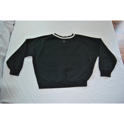 Adidas Black Spelled- Out Deadstock Sweatshirt 1990s Medium