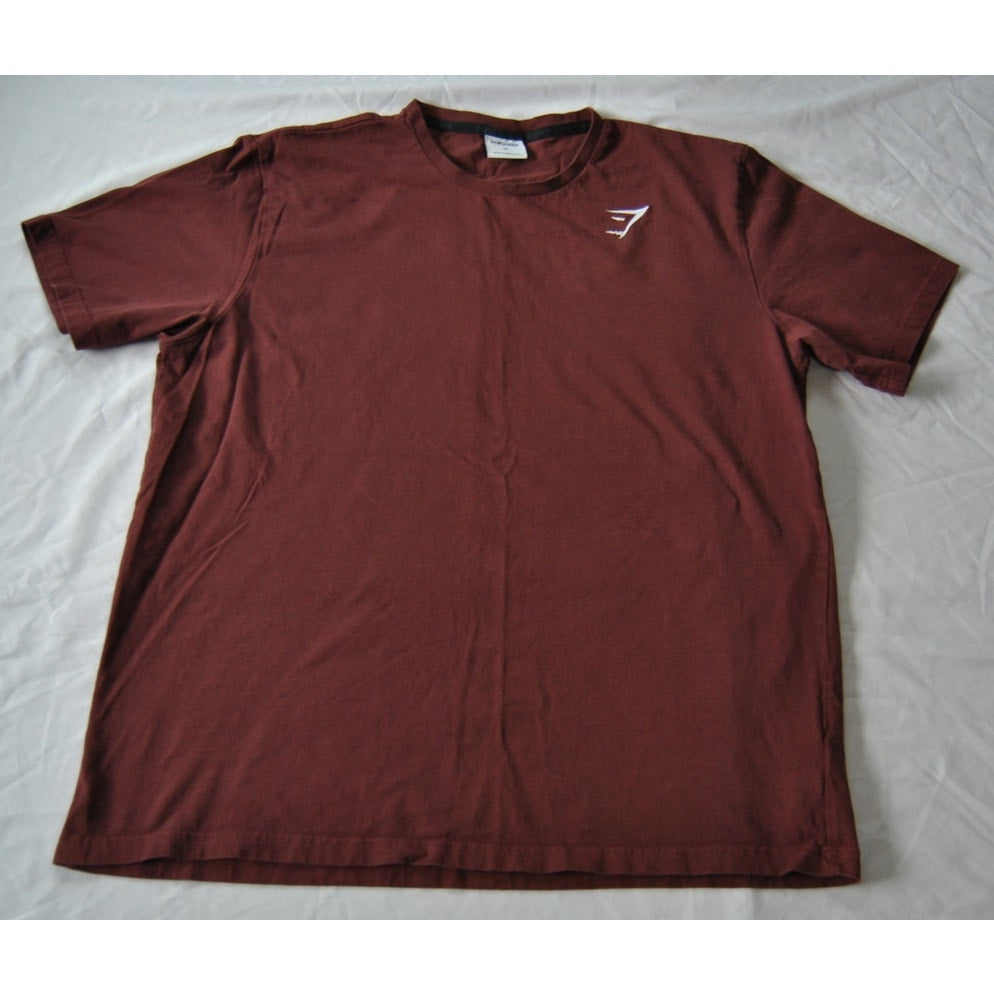 Gymshark Essential X-Large Copper/Orange Short Sleeve Shirt