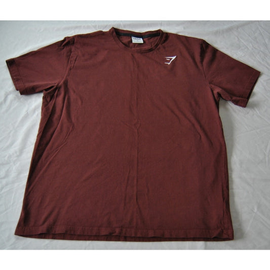 Gymshark Essential X-Large Copper/Orange Short Sleeve Shirt