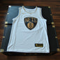 New York Nets Kevin Durant #7 White Nike Jersey