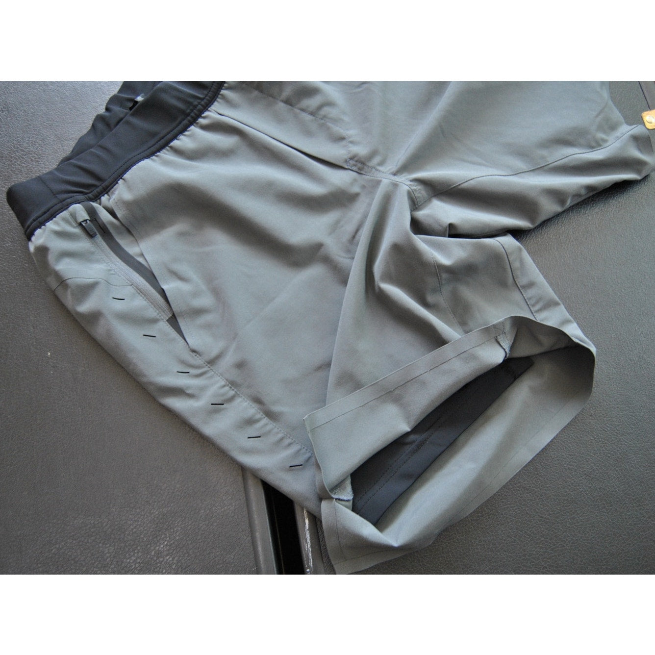Ten Thousand Small Gray & Black Interval Shorts w/ Pockets
