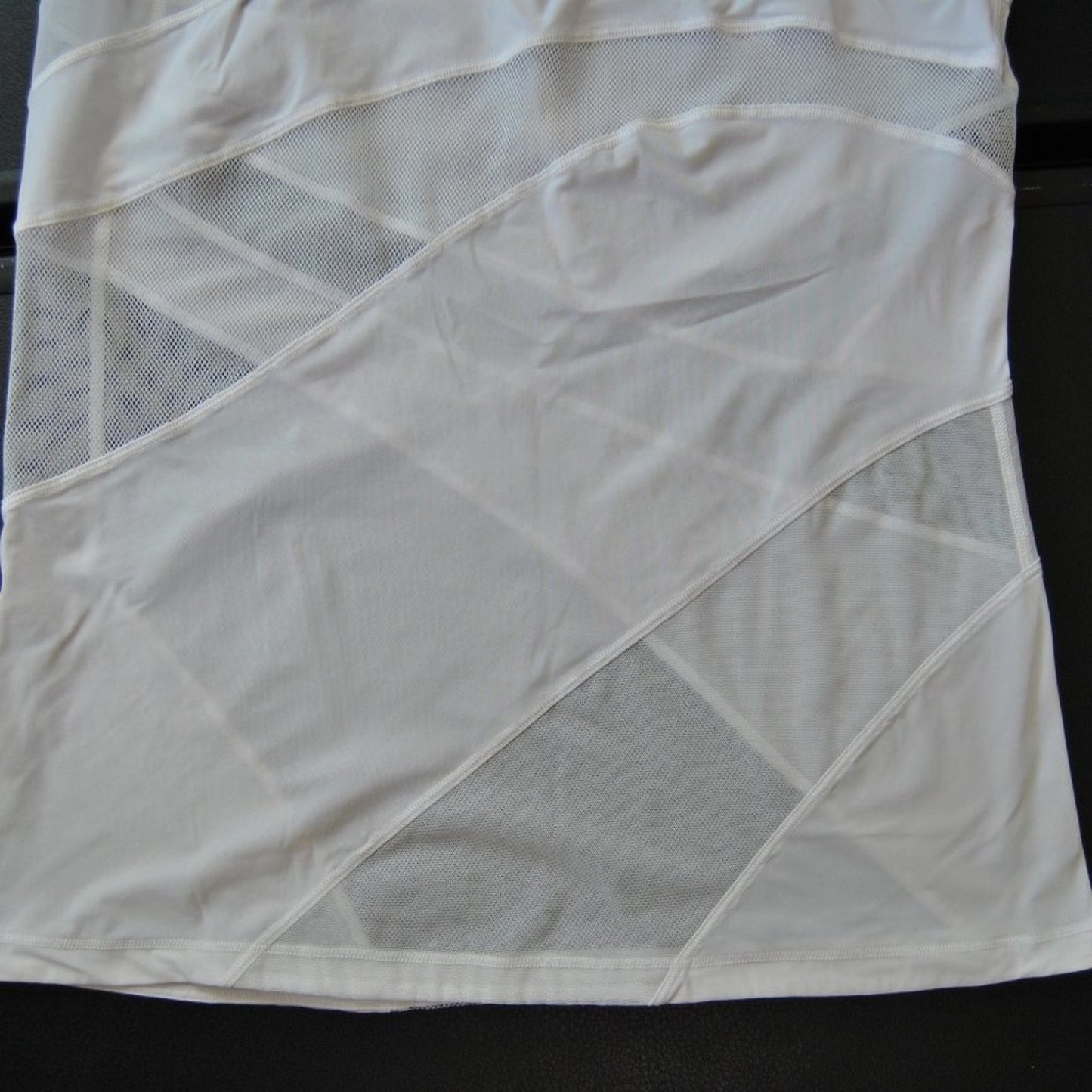 Lululemon Mesh Pattern Tank Top White