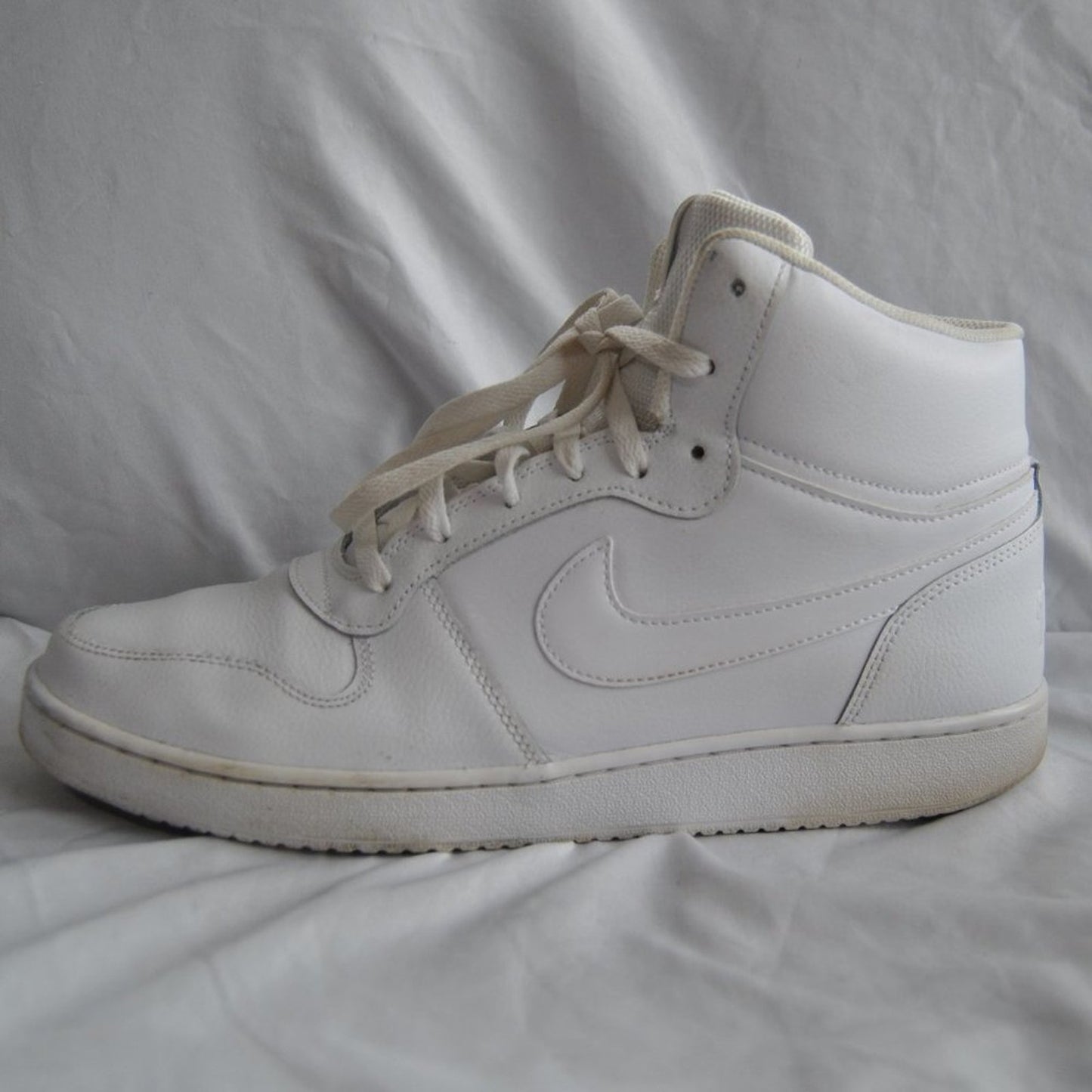 Nike Ebernon Mid All White Shoes Men's Size 11.5