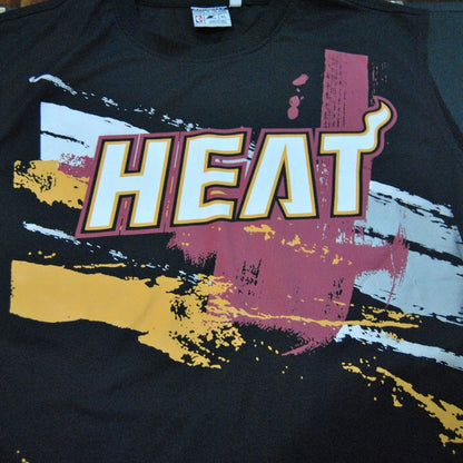 Miami Heat X-Large Black Zipway Tank Top