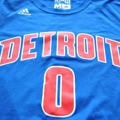 Detroit Pistons Drummond Medium Adidas NBA Short Sleeve Shirt