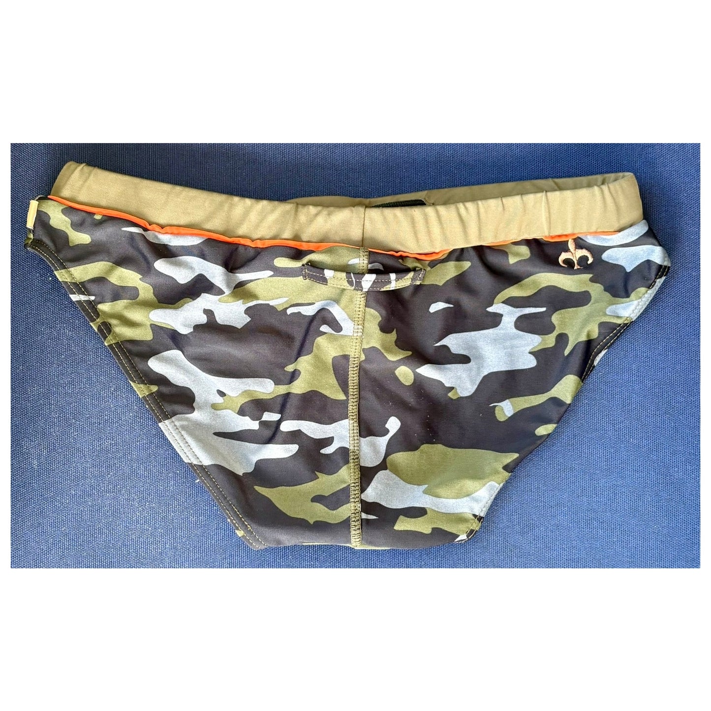 Marcuse Camo Design Swim Brief Size: Medium