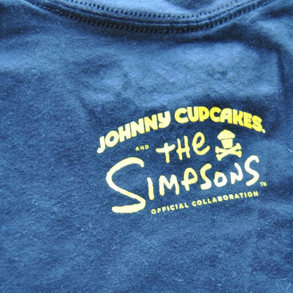 Johnny Cupcakes x The Simpsons Itchy & Scratchy Medium Black Short Sleeve
